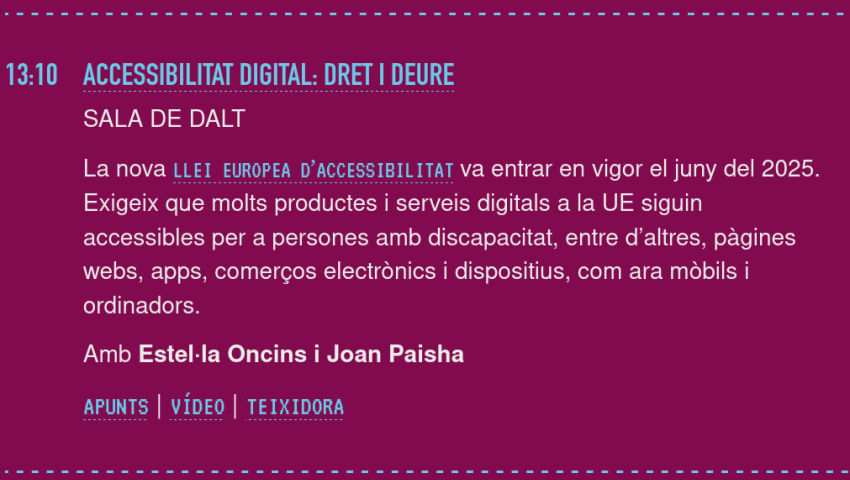 sobtec26 - Accessibilitat digital: dret i deure